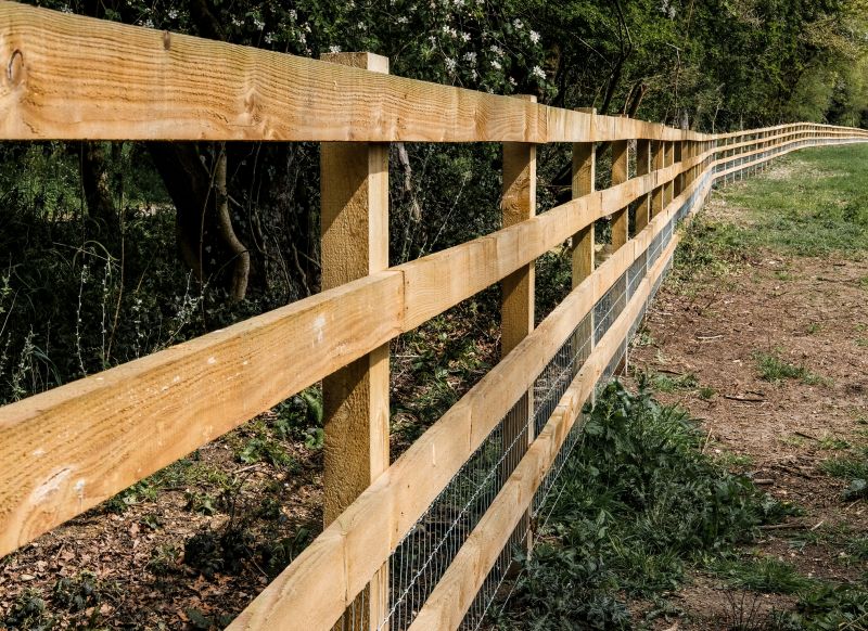 Completed Wooden Fencing